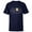 Navy, variant on Logo and The Child from The Mandalorian - Short Sleeve T-Shirt for Kids - Customized-Red