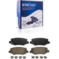 thumbnail image 4 of Detroit Axle - Rear Passenger Side Disc Brake Caliper Ceramic Brake Pads Replacement for Jeep Wrangler JK Liberty Dodge Nitro - 3pc Set, 4 of 4