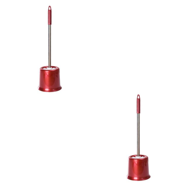 Cabezal de cepillo para lavabo Toystoory cepillo para inodoro acero inoxidable color champán