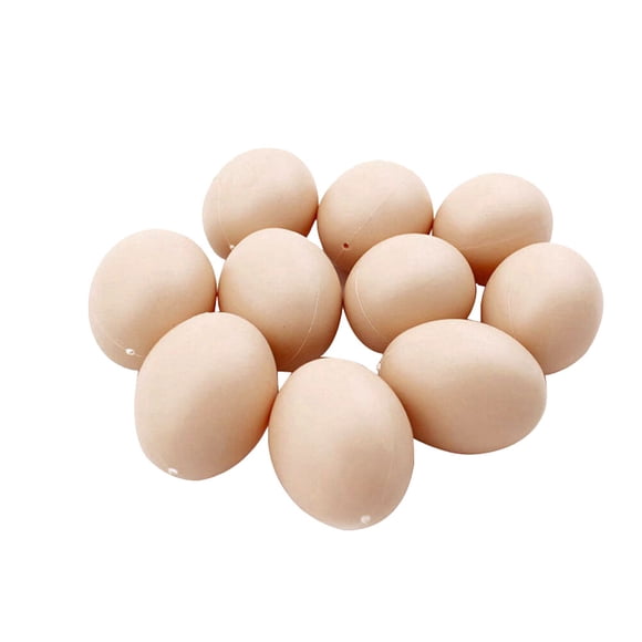 50Pcs Huevos de dibujo coloreados Huevos artificiales Huevo de Pascua falso Niños DIY Juguetes educativos Juego de roles Graffiti Toy