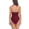 thumbnail image 2 of Women's V-Neck One-Piece Swimsuits, 2 of 5