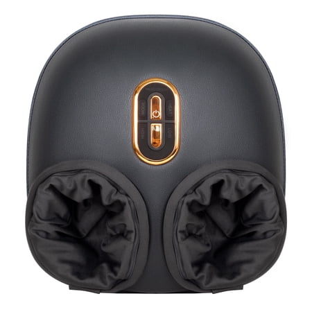 Medcursor Shiatsu Foot Massager Machine with Soothing Heat, Deep Kneading Therapy, Air Compression(Black)