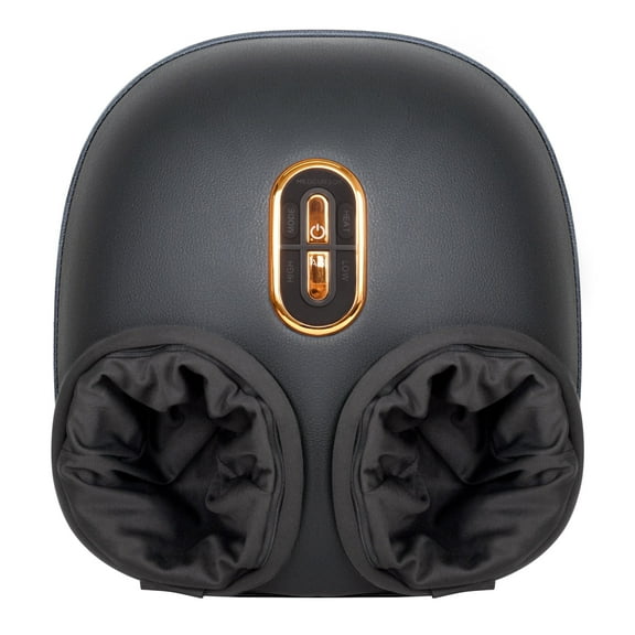 Medcursor Shiatsu Foot Massager Machine with Soothing Heat, Deep Kneading Therapy, Air Compression(Black)