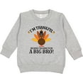 thumbnail image 2 of Inktastic Big Bro Announcement Thanksgiving Brother Toddler Sweatshirt, 2 of 4