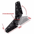 thumbnail image 6 of 2pcs Adjustable Angle 3-Positions Hinges Sofa Recliner Black, 6 of 7