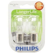 Philips P21Wll Longerlife Miniature Clear Twist Type Automotive Bulb ...