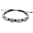 thumbnail image 1 of Bracelet Ajustable avec Médailles Miraculeuses (Noir), 1 of 3