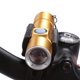 thumbnail image 3 of Luz de bicicleta de aleación de aluminio con carga USB, linterna LED delantera para bicicleta con soporte (dorado), 3 of 3