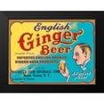thumbnail image 2 of Vintage Booze Labels 14x12 Black Modern Framed Museum Art Print Titled - English Ginger Beer, 2 of 5