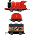 thumbnail image 2 of Thomas & Friends Graffiti James Motorized Toy Train Play Vehicle Engine with Tender & Cargo Car, 2 of 6