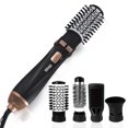 thumbnail image 1 of Un conjunto de peine multifuncional para alisar el cabello, rizar el cabello liso, de doble uso, no invasivo, que gira automáticamente, peine de aire caliente, rizador de ondas grandes, 1 of 5