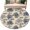 Light Beige Dark Blue, variant on Tiger Deer Area Rugs 5'x7', Washable Small Throw Rugs for Laundry Room Playroom, Farmhouse Vintage Forest Trees Animals Indoor Outdoor Rug Non-Slip Low Pile Carpet Runner Reversible Floor Mats