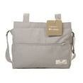 thumbnail image 2 of Convertible diaper bag with stroller straps and shoulder strap, large size with 6 compartments, 100% waterproof, Gray, 2 of 9