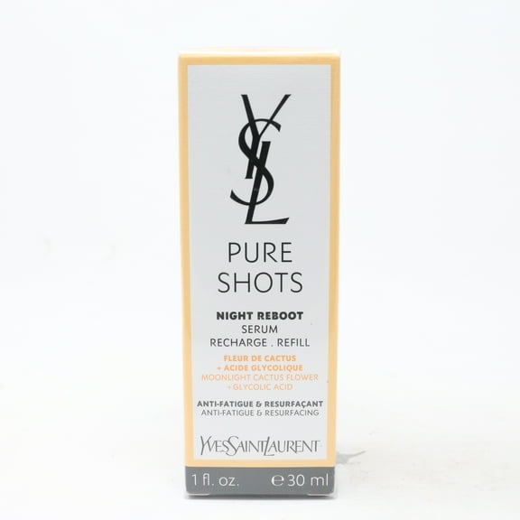 Yves Saint Laurent Pure Shots Night Reboot Serum Refill 1oz/30ml New With Box