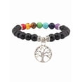 thumbnail image 1 of Pulsera Xtellar De Los 7 Chakras Con Árbol De La Vida multicolor Diámetro 5 cm Largo 21 cm, 1 of 4