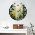 thumbnail image 4 of Mountain Forests Wall Clock Silent Non-Ticking Round 12 Inch Quartz Battery Operated Wall Clock for Kitchen,Bedroom,School,Living Room Home Decor, 4 of 7