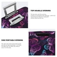 thumbnail image 5 of Kdxio Purple Butterfly Pattern Luggage Cover for Travel,Elastic and Durable,Fits 18-32 Inch,Anti-Scratch Suitcase Protector, 5 of 9