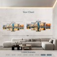 thumbnail image 3 of Elephant Stock Milwaukee Downtown Wall Art - Horizontal Multi Panel Canvas - Living Room Wall Decor - Places Multi Panel - Gray And Orange Decor - 92" x 42", 3 of 4