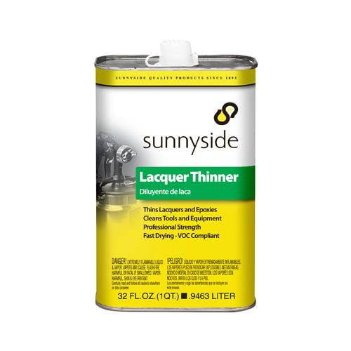 Sunnyside Lacquer Thinner,1/4 gal.,VOC 24g/L 47732