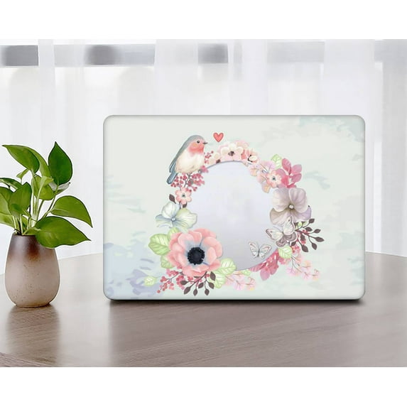KSK KAISHEK Hard Case Shell Cover Compatible MacBook Pro 16" with XDR Display Touch ID Type C Model: M2 A2780 & A2485 M1 (Flowers 140)