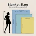thumbnail image 4 of 【Father's Day】Funny Birthday Gift for Dad Husband, Dad Is Not Sleeping Flannel Blanket, Fathers Day Dads Gifts From Daughter Son, Super Soft Throws Blanket for Couch and Napping, 4 of 4