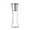 B, variant on Manual Stainless Steel Pepper Grinder, Ceramic Core Mill Bottle, Spice Crusher, 180ml Glass Container, for Kitchen Seasoning, Adjustable Coarseness Mechanism