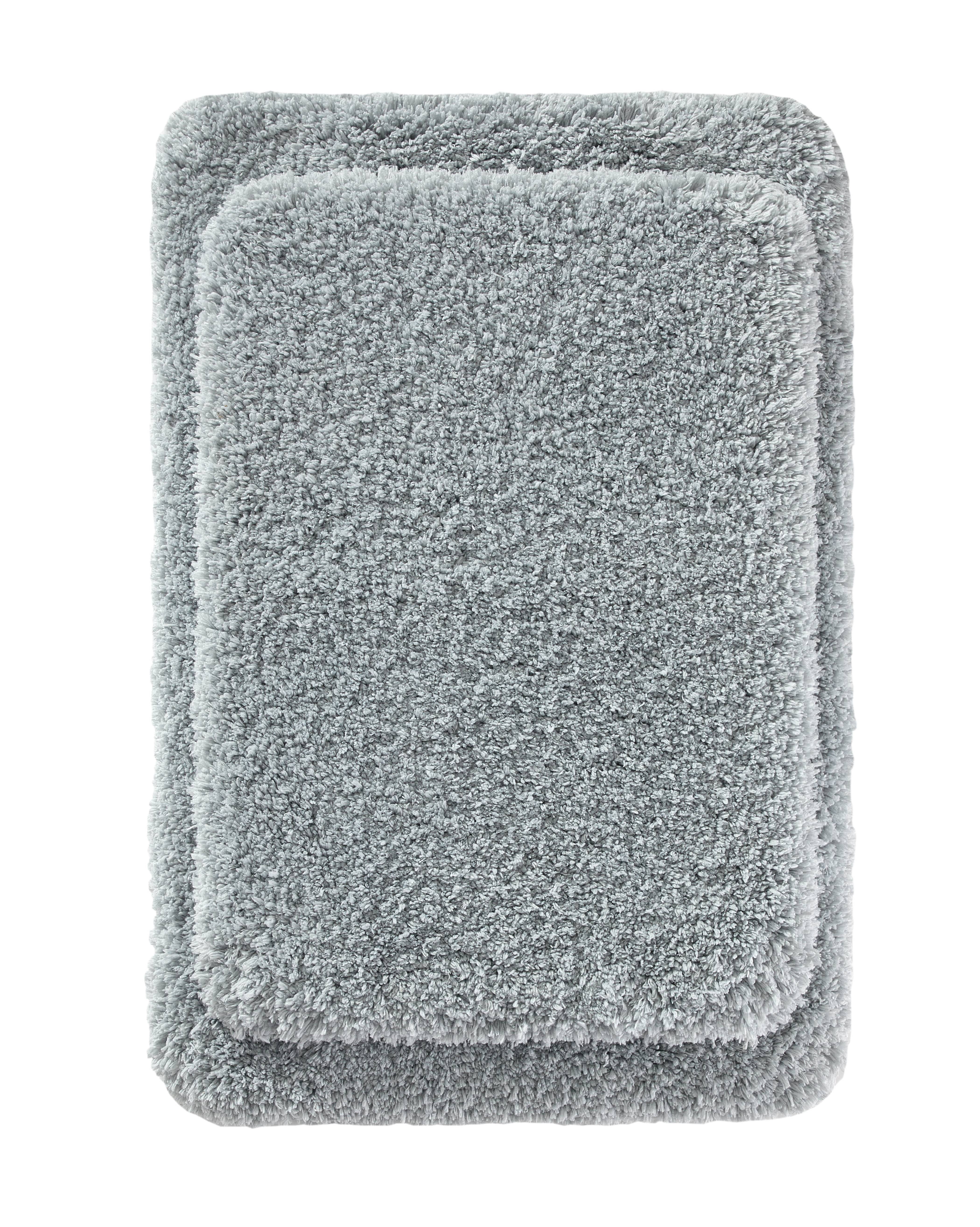 Better Homes and Gardens Grey Cloud 2pc Bath Rug Set, 17 x 20 & 20 x 30, Polyester