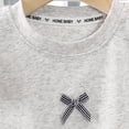 thumbnail image 4 of Splozh Girls Short Sleeve T Shirts 0-10 Years Crew Neck Flying Sleeve Casual Loose Summer Kids Tops,Grey,18-24 Months, 4 of 6