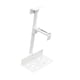 thumbnail image 2 of Soporte de CPU para montaje debajo del escritorio Soporte universal ajustable para CPU para montaje en pared Blanco giratorio, 2 of 9