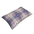 thumbnail image 3 of Haiem Pillowcase for Hair and Skin Queen - Heart Check Plaid Printed Soft Pillowcase with Envelope Closure-16"x24", 3 of 9