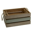 thumbnail image 3 of Elements Set of 2 15-inch 13-inch Multi Color MDF Crates, 3 of 9