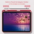 thumbnail image 3 of Compatible with iPad (A16) 11th Generation Case 11 Inch 2025, for iPad 10th Generation Case 10.9 Inch 2022 with Pencil Holder, Trifold Stand Protective Cover, Auto Wake/Sleep, Watermelon Pink, 3 of 9