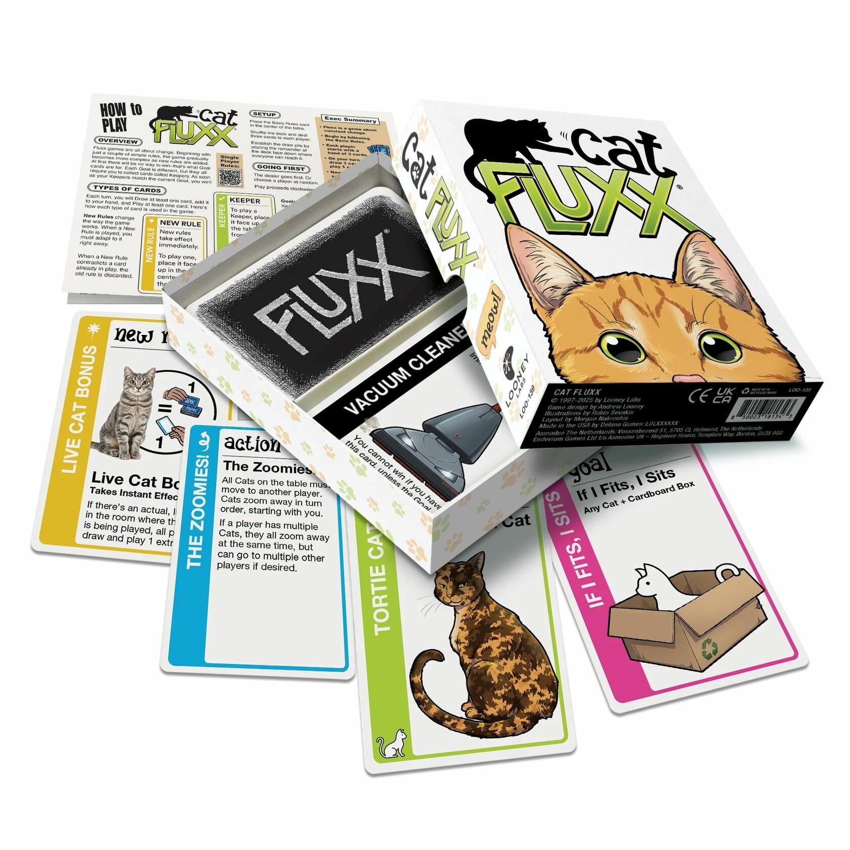 Cat Fluxx | The Cat-Themed Card Game of Feline Fun