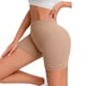 thumbnail image 3 of Short Deportivo Mujer Licra No Se Transparenta, Biker Ajustado, Cintura Elástica, Efecto Moldeador, Gym y Uso Diario, Color Beige, 3 of 5
