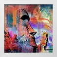 thumbnail image 2 of Stephen Chambers 12x12 White Modern Wood Framed Wall Art Titled - Moai 3, 2 of 6