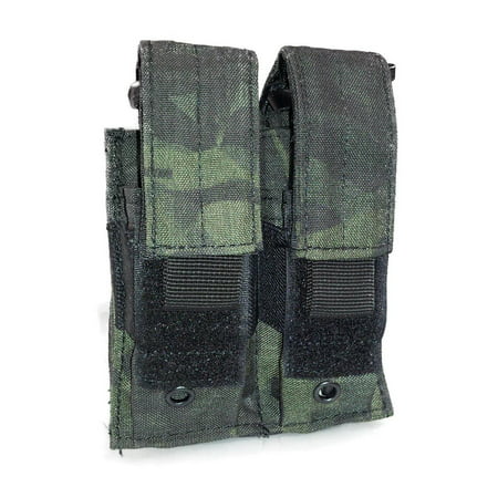 20-7975072000 Pistol Mag Pouch, Black Multicam, Double, Fits popular double-stack and single stack magazines in 9mm, .40 and .45 caliber By VooDoo