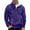 Dark Purple, variant on Men's Winter Jacket Thick Thermal Warm Lined Coat Color: Navy Size: XL