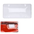 thumbnail image 3 of Transparent UV-Resistant License Plate Cover - High-Quality ABS+PC Frame, Universal 6x12 Inch Fit, Shatterproof & Fade-Proof, Easy Installation, Single Piece in Bag (Screws Not Included) - Durable, 3 of 6