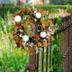 thumbnail image 3 of Otoño Para La Puerta Delantera Exterior, Coronas De Otoño De Eucalipto Para La Puerta Delantera, Decoraciones Para El Jardín Y El Hogar De Acción De Gracias seitruly HA042976-02, 3 of 6