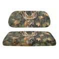 thumbnail image 2 of Pzuqiu 2-Piece Camo Deer Golf Cart Seat Covers - Breathable Washable Protector Set - Universal Fit for Most 2-Seater Golf Carts, 2 of 10