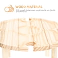 thumbnail image 5 of HORIALENCE Table de Boisson de Soirée pour Cour Arrière en Bois 1 Pce Mobilier d'Extérieur, 5 of 5