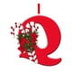 thumbnail image 1 of Adorno navideño con letras, decoración colgante navideña para centros comerciales y coronas de jardín. Q, 1 of 9
