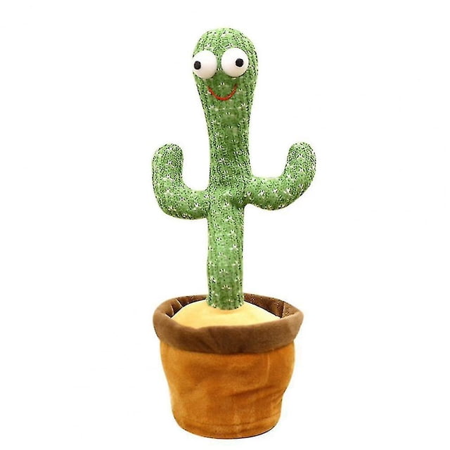 Juguete de cactus bailarín, juguete de cactus soleado que habla y repite cantando (120 canciones) QF