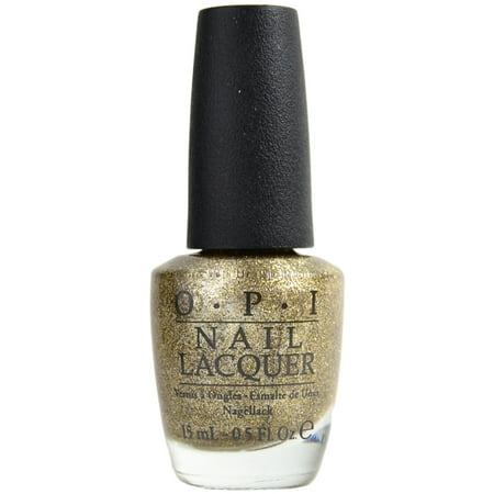 OPI Nail Lacquer Polish .5oz/15mL - All Sparkly And Gold (Best Way To Polish Gold)