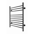 thumbnail image 4 of Infinity Towel Warmer, Black, Dual Connection, 10 Bars, 4 of 5