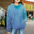 thumbnail image 2 of Mercatoo Girls Boys Hoodies Cute 𝐘2k Tie Dye Print Sweatshirt Casual Comfy Soft Long Sleeve Pullover Toddler Fall Winter Warm Clothes, 2 of 7