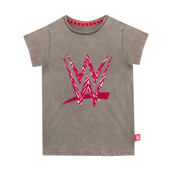 WWE Girls T-Shirt Gray Sizes 5-14