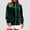 *Green, variant on ClodeEU Womens Velour Sweatsuits ,Outfits Full Zip Lapel Lounge Jackets with Pockets Gold,Womens Plus S