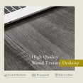 thumbnail image 7 of CONCETTA Modern L-Shaped Desk, Computer Desk Sleek Design, Spacious Workspace, Gray, 7 of 7