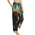 thumbnail image 2 of Balery Cute Butterfly Bear print Women's Pajama Pants,Ultra Lightweight Pjs,Lounge Pant-Small, 2 of 9